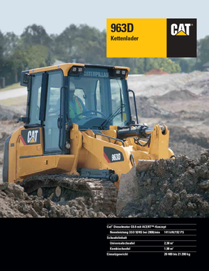 Ładowarki gąsienicowe Caterpillar 963D