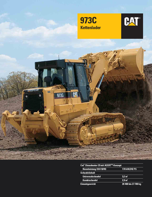 Ładowarki gąsienicowe Caterpillar 973C