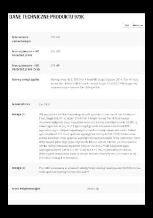 Ładowarki gąsienicowe Caterpillar 973K