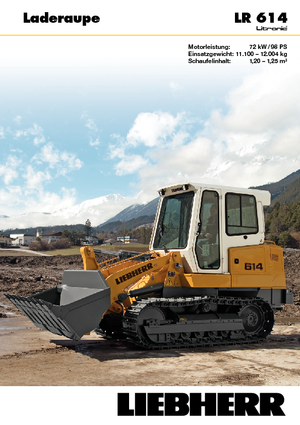 Ładowarki gąsienicowe Liebherr LR 614