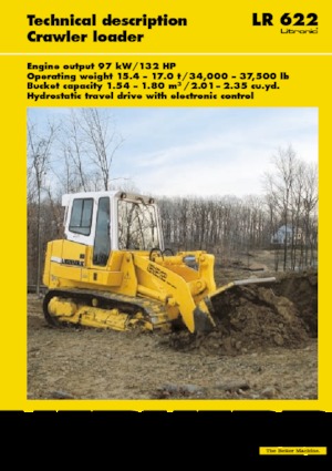 Ładowarki gąsienicowe Liebherr LR 622