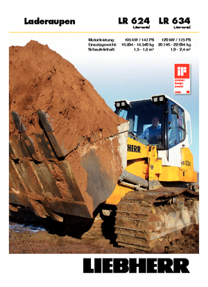 Ładowarki gąsienicowe Liebherr LR 634