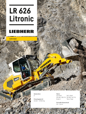 Ładowarki gąsienicowe Liebherr LR 626 G8.0