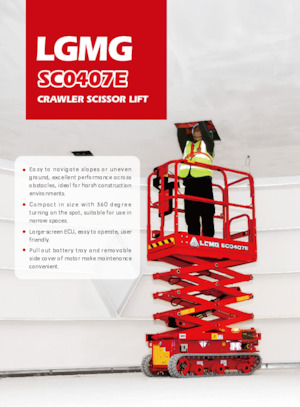 Gąsiennicowe podnośniki nożycowe LGMG  SC1532E