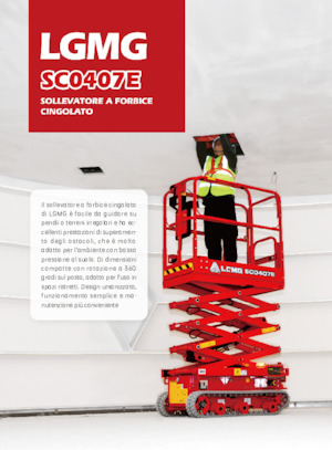 Gąsiennicowe podnośniki nożycowe LGMG  SC1532E