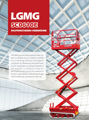 Gąsiennicowe podnośniki nożycowe LGMG  SC0610E