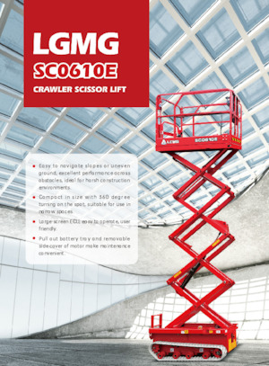 Gąsiennicowe podnośniki nożycowe LGMG  SC0610E