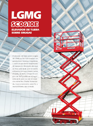 Gąsiennicowe podnośniki nożycowe LGMG  SC0610E