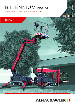 Gąsienicowe platformy teleskopowe Almac B1570 VISUAL ETS