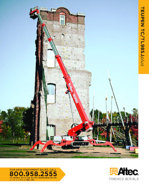 Gąsienicowe platformy teleskopowe TEUPEN TC98SJ plus