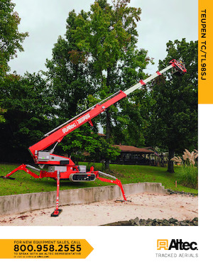 Gąsienicowe platformy teleskopowe TEUPEN TC98SJ