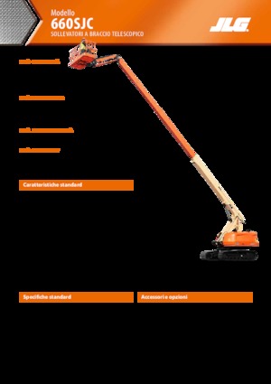 Gąsienicowe platformy teleskopowe JLG 660SJC
