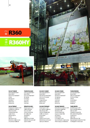 Gąsienicowe platformy teleskopowe Easy Lift R360