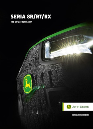 Ciągniki na gąsienicach gumowych John Deere 8RX 410