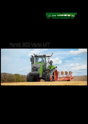 Ciągniki na gąsienicach gumowych Fendt 940 Vario MT