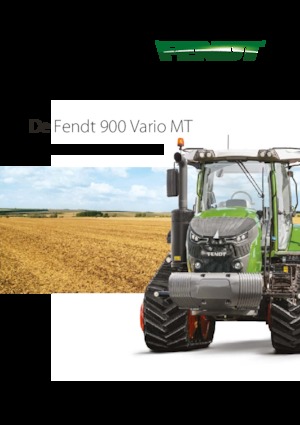 Ciągniki na gąsienicach gumowych Fendt 940 Vario MT