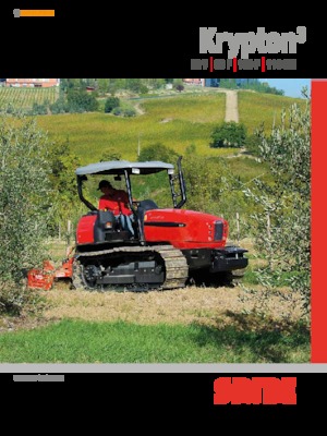 Ciągniki na gąsienicach gumowych SAME Krypton³ 110 SIX