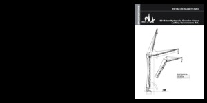 Żurawie gąsienicowe — wysięgnik kratowy Hitachi Sumitomo SCX 900-2