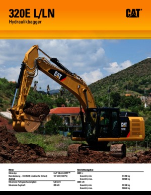 Koparki gąsienicowe Caterpillar 320E LN