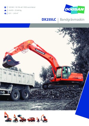 Koparki gąsienicowe Doosan DX 255 LC