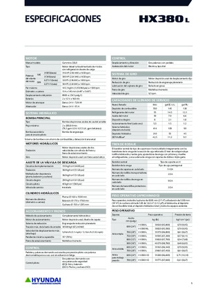 Koparki gąsienicowe Hyundai HX380L