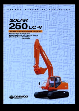 Koparki gąsienicowe Doosan Solar 250 LC-V