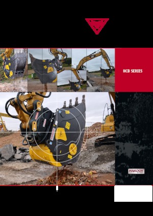 Łyżki rozdrabniająca do koparek hydraulicznych Hydra Ram HCB 25