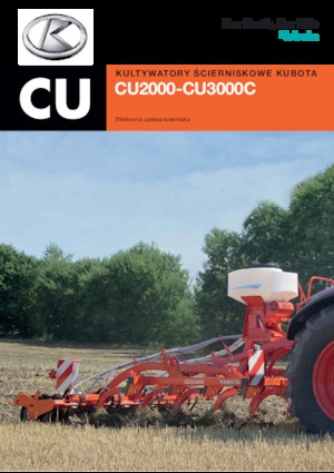Spulchniacze Kubota CU3300CD RS