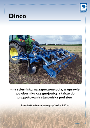 Spulchniacze DAL-BO Dinco 300 Ü