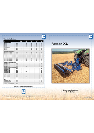 Spulchniacze DAL-BO Ratoon XL 190 NSH