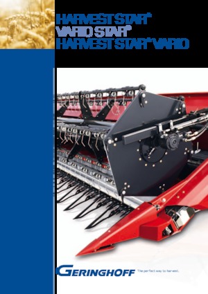 Przyrządy żniwne do kombajnów zbożowych Geringhoff HVV 720
