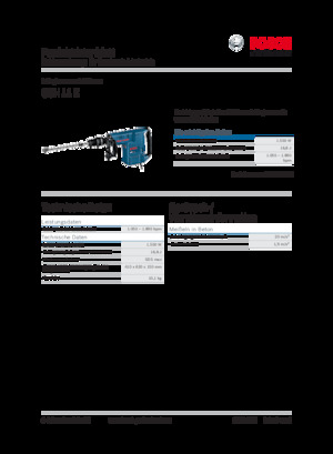 Młoty wyburzeniowe i dłutujące Bosch GSH 11 E