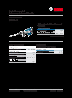 Młoty wyburzeniowe i dłutujące Bosch GSH 11 VC