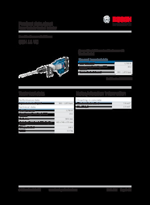 Młoty wyburzeniowe i dłutujące Bosch GSH 11 VC