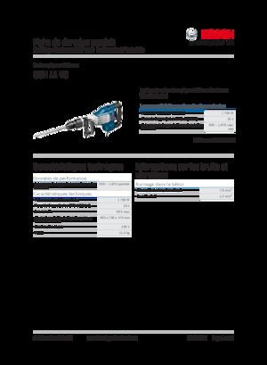 Młoty wyburzeniowe i dłutujące Bosch GSH 11 VC