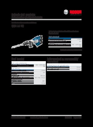 Młoty wyburzeniowe i dłutujące Bosch GSH 11 VC