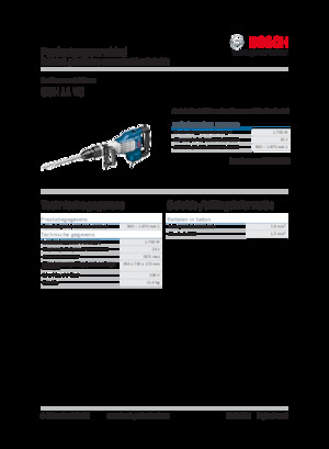Młoty wyburzeniowe i dłutujące Bosch GSH 11 VC