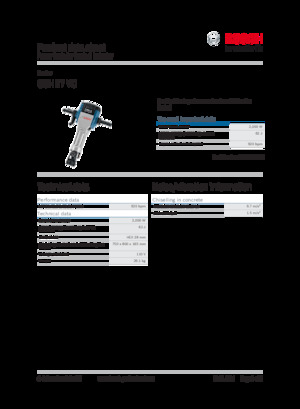 Młoty wyburzeniowe i dłutujące Bosch GSH 27 VC