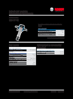 Młoty wyburzeniowe i dłutujące Bosch GSH 27 VC