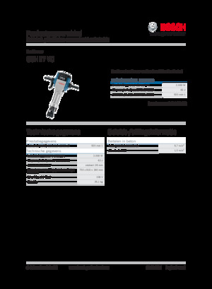 Młoty wyburzeniowe i dłutujące Bosch GSH 27 VC