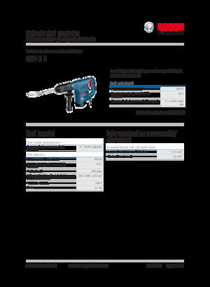 Młoty wyburzeniowe i dłutujące Bosch GSH 3 E