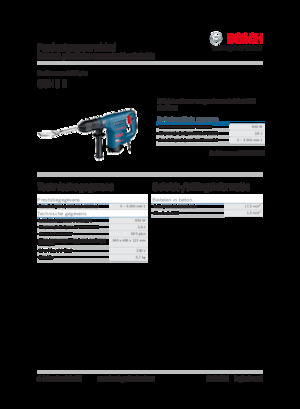 Młoty wyburzeniowe i dłutujące Bosch GSH 3 E