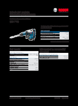 Młoty wyburzeniowe i dłutujące Bosch GSH 7 VC