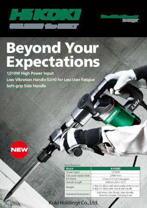 Młoty wyburzeniowe i dłutujące HiKOKI H41SST