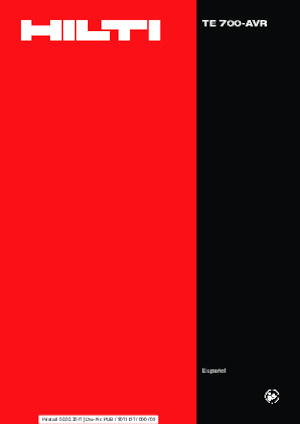 Młoty wyburzeniowe i dłutujące Hilti TE 700-AVR