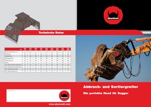 Chwytaki do sortowania i prac wyburzeniowych SkanCraft ASG32-50