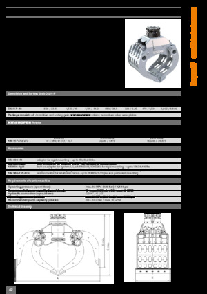 Chwytaki do sortowania i prac wyburzeniowych Kinshofer D37H-P-125