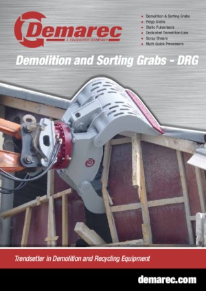 Chwytaki do sortowania i prac wyburzeniowych Demarec DRG 22