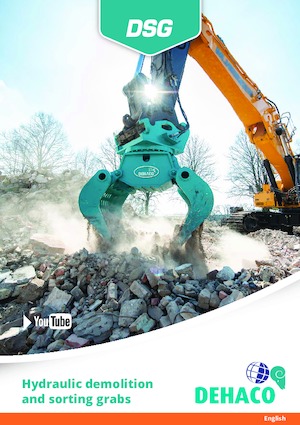 Chwytaki do sortowania i prac wyburzeniowych Dehaco DSG250-R