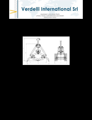 Chwytaki do sortowania i prac wyburzeniowych Verdelli F.M. 1600